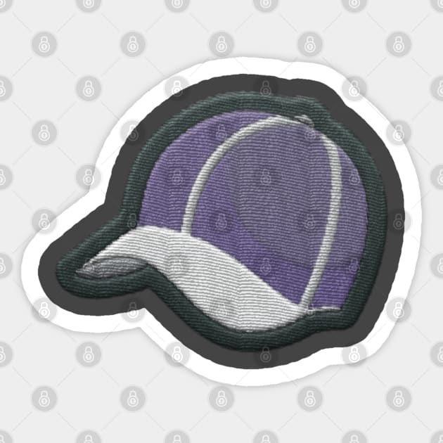 Baseball Cap Sticker by aaallsmiles